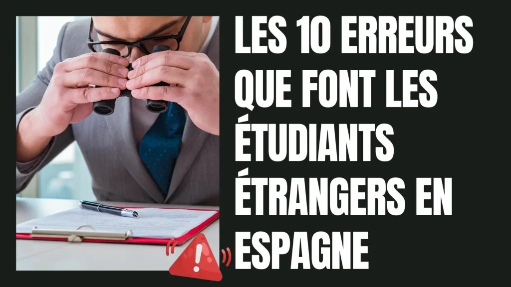 Étudiant stressé devant des documents liés aux erreurs courantes en Espagne